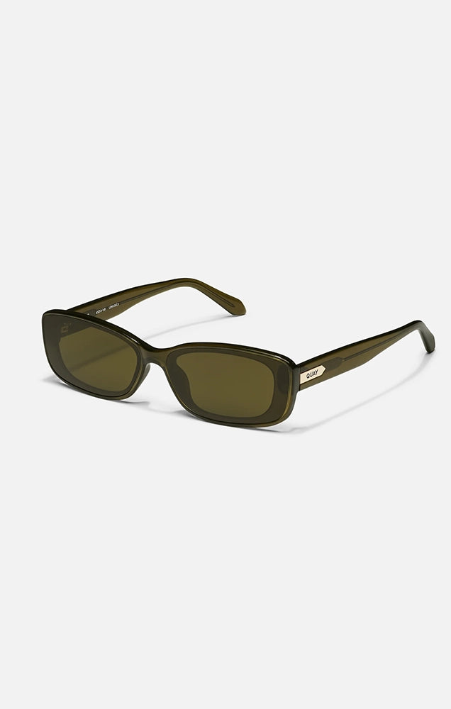 Vibe Check Sunglasses in Olive/Olive