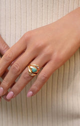 Turquoise Solstice Ring Stack