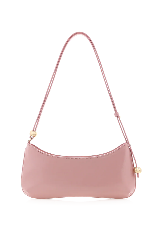 ROSABELLE SHOULDER BAG IN BALLET PINK SHINE