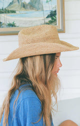 RAFFIA COWBOY HAT