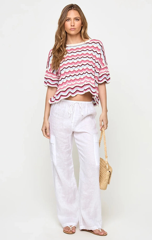 SUNCHASER TOP IN SAND IN HAND