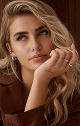 MARILOU EARRINGS IN SILVER