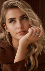 TWENTY COMPASS MARILOU EARRINGS IN SILVER