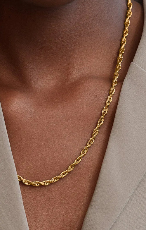 TWENTY COMPASS ROMANCE NECKLACE IN GOLD
