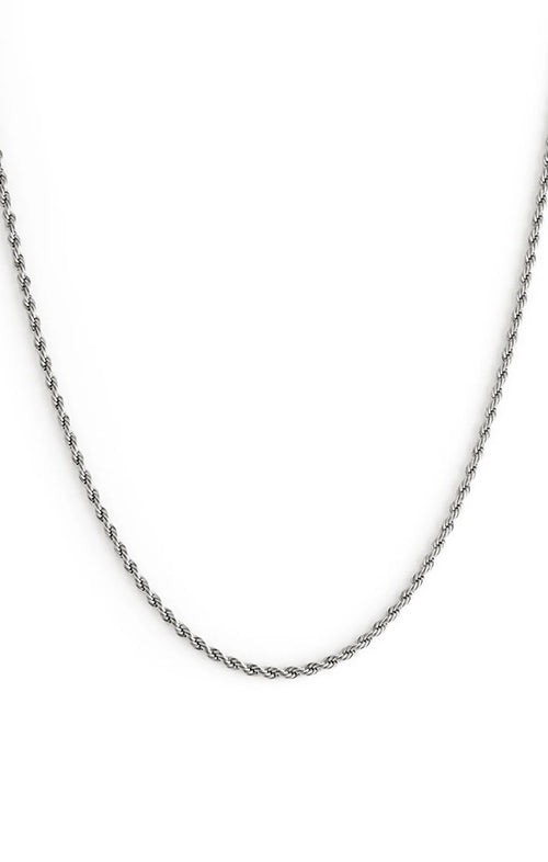 TWENTY COMPASS THIN ROMANCE NECKLACE IN SILVER