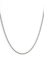 TWENTY COMPASS THIN ROMANCE NECKLACE IN SILVER