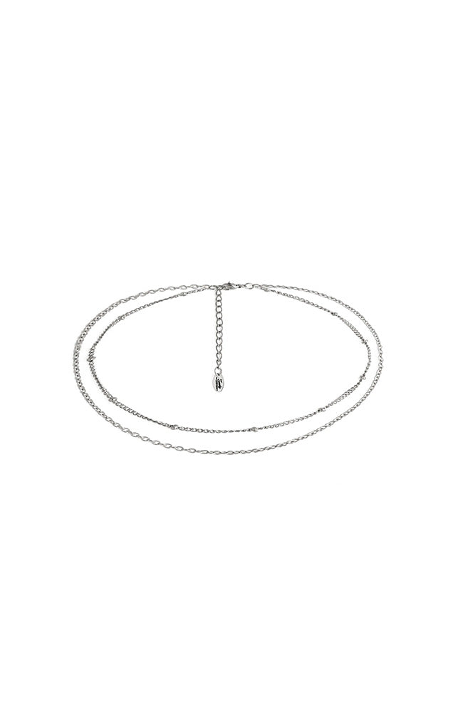 TWENTY COMPASS BONDI ANKLET IN SILVER