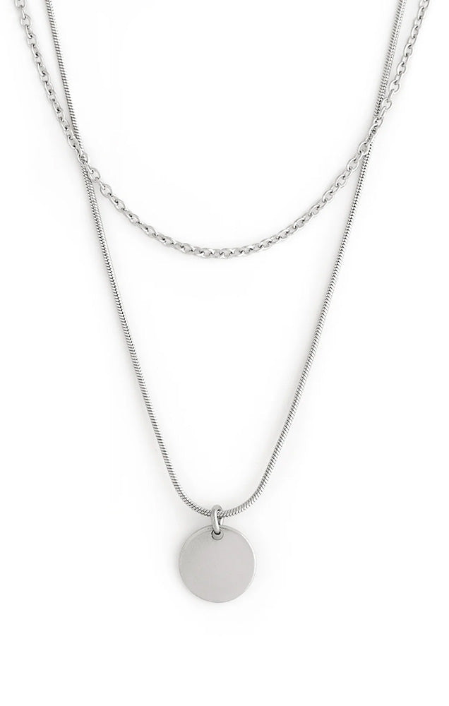TWENTY COMPASS BERAWA NECKLACE IN SILVER