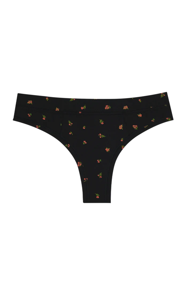 Mineral Undies - Thong in Midnight Rose