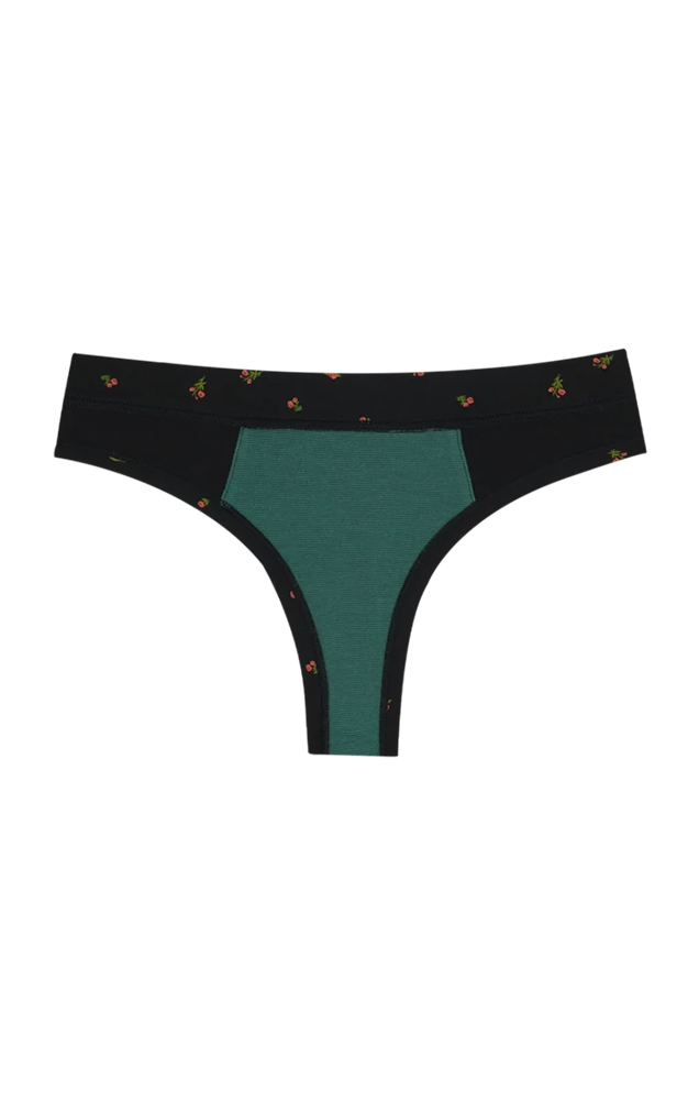 Mineral Undies - Thong in Midnight Rose