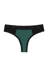 Mineral Undies - Thong in Midnight Rose