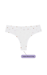 Mineral Undies - Thong in Morning Rose