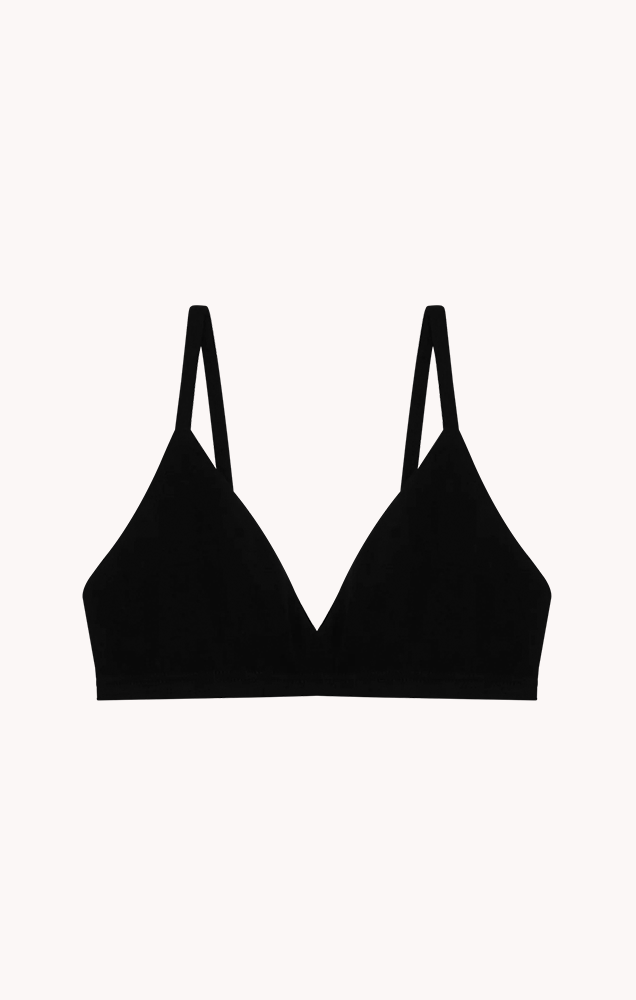 MINERAL BRAS - TRIANGLE BRA IN BLACK
