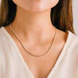 TENNIS NECKLACE - PEARL