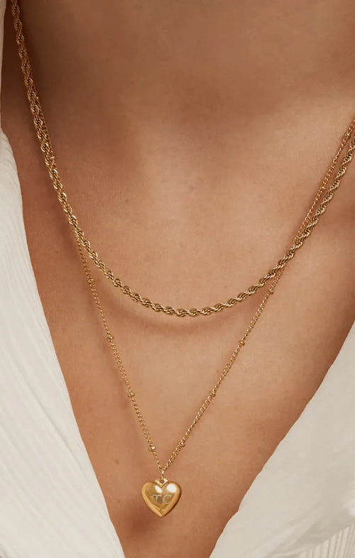 TWENTY COMPASS THIN ROMANCE NECKLACE IN GOLD