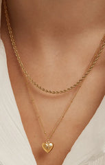 TWENTY COMPASS THIN ROMANCE NECKLACE IN GOLD