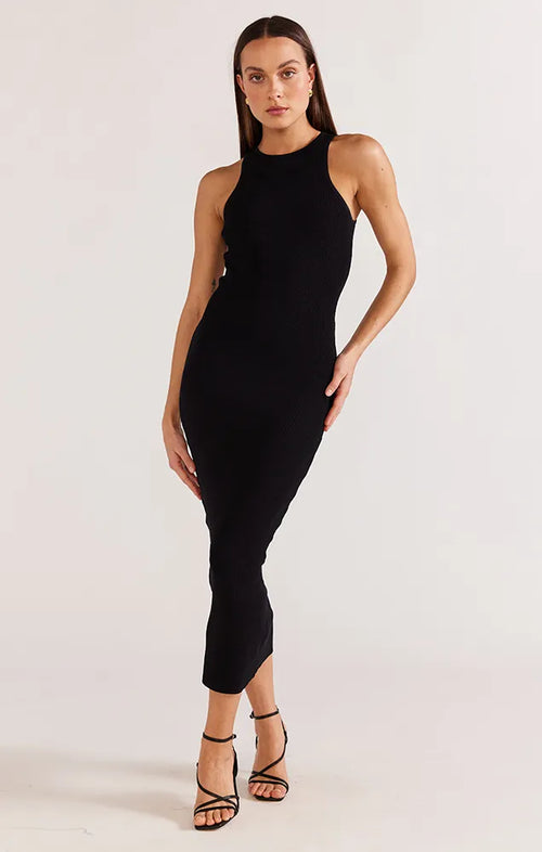 STAPLE THE LABEL AUBREY KNIT MIDI DRESS