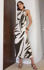 STAPLE THE LABEL ACACIA BIAS MIDI DRESS