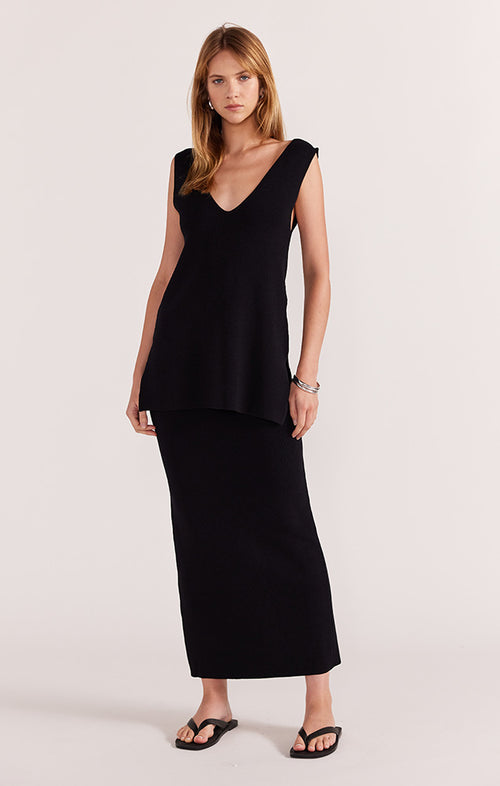 STAPLE THE LABEL KAIA KNIT TUNIC TOP