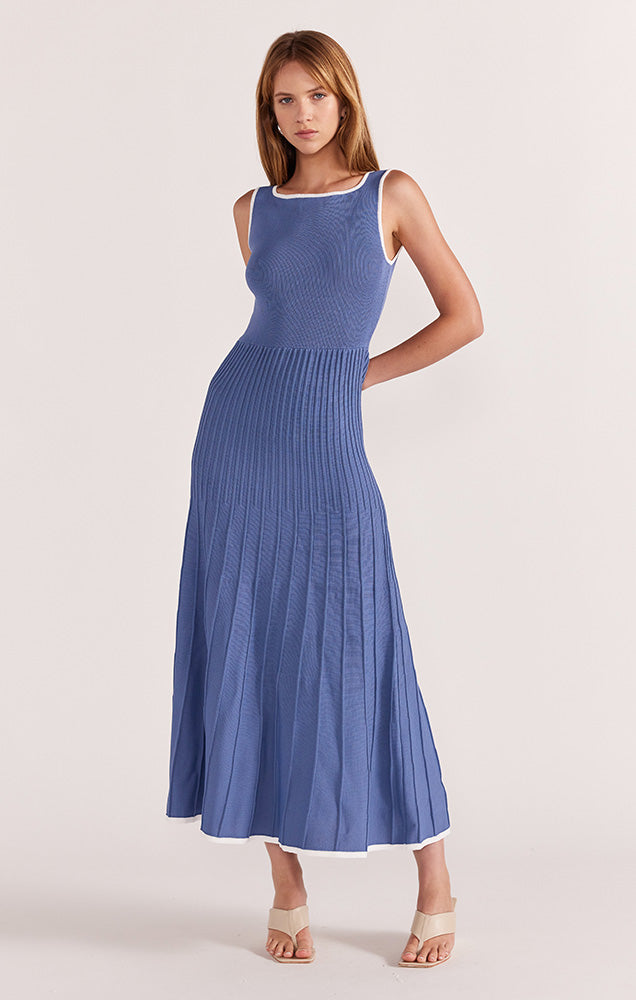 MARLO CONTRAST KNIT DRESS