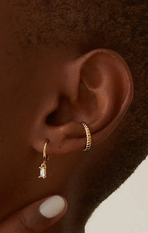 PILGRIM SOLIDARITY RECYCLED EAR CUFF SET IN GOLD