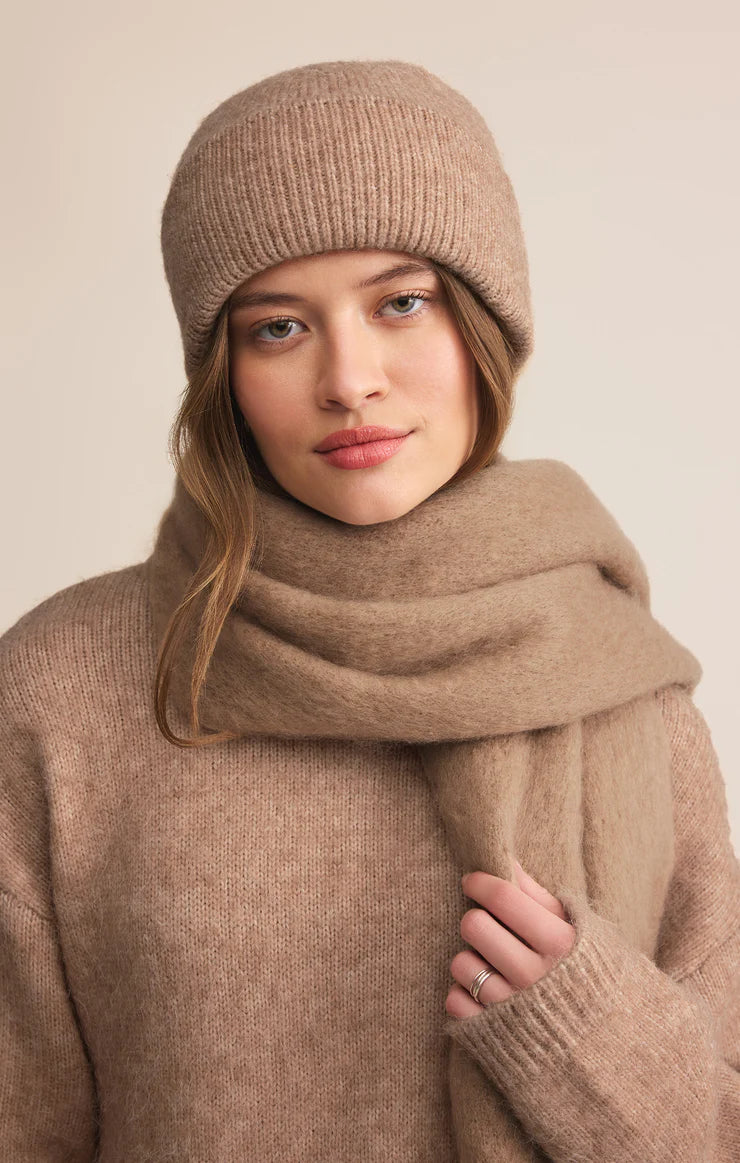 SHOW ME THE WAY SCARF IN CLASSIC CAMEL
