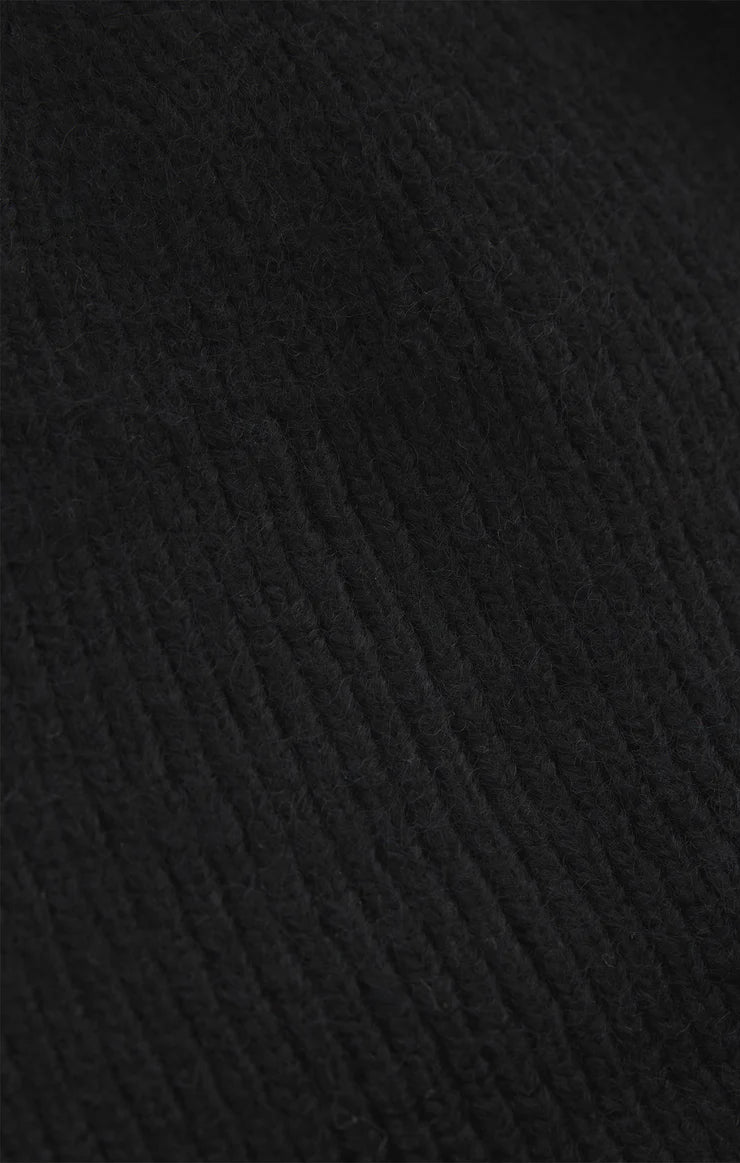 GLACIER LUXE BEANIE IN BLACK