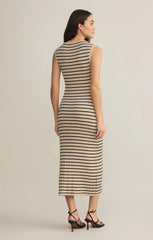 Z SUPPLY GISELE STRIPE RIB MAXI DRESS