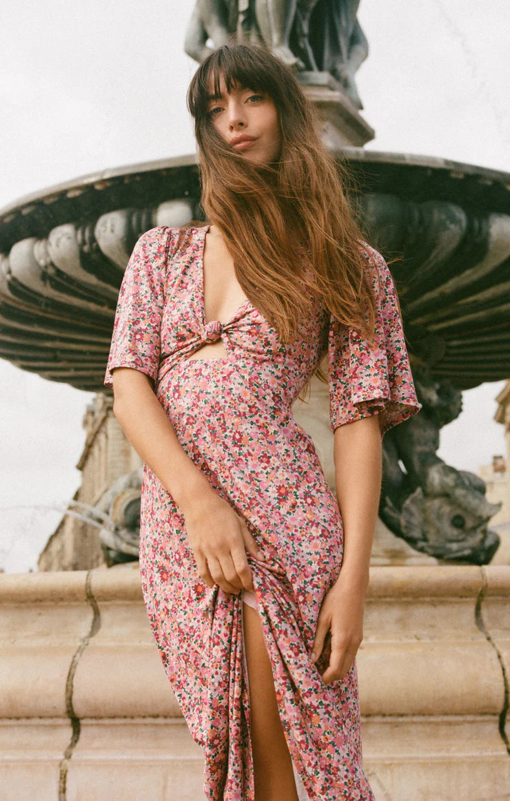 Z SUPPLY MAVIS DULCE FLORAL MIDI DRESS