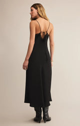 AFTER HOURS LUXE SATIN MIDI DRESS
