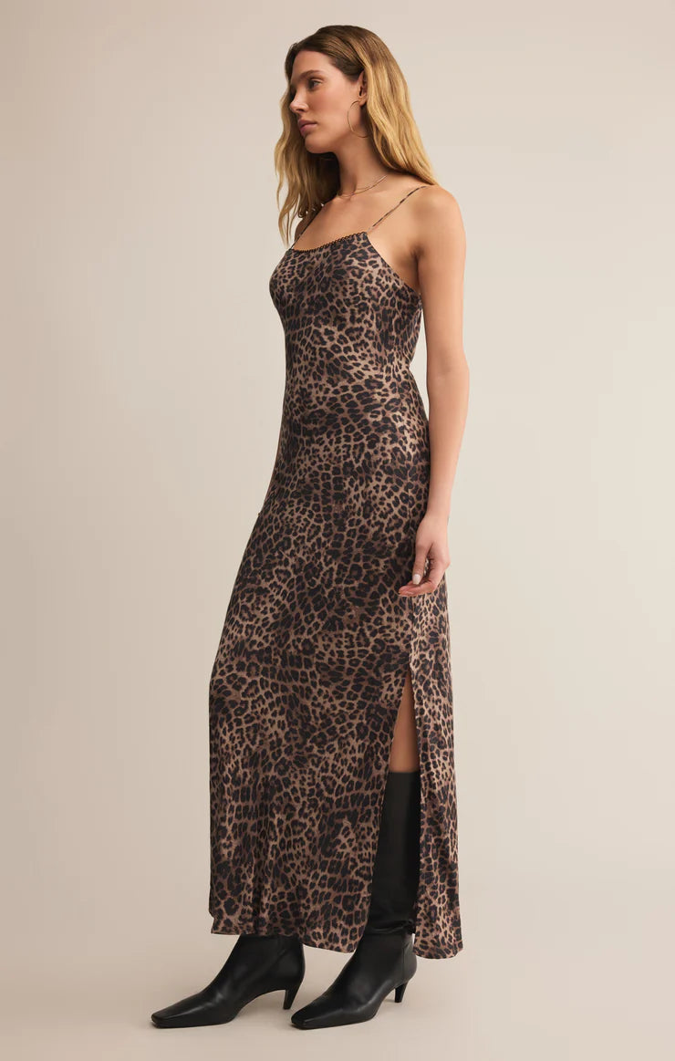 CIELO LEOPARD MIDI DRESS