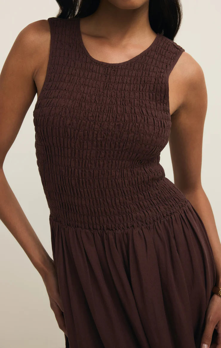 JUNIPER MAXI DRESS IN CHOCOLATE CHERRY