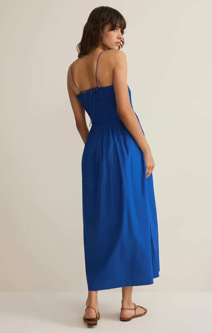 CORNELIA POPLIN MAXI DRESS