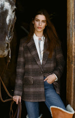Z SUPPLY KINGSTON RELAXED PLAID BLAZER