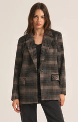 Z SUPPLY KINGSTON RELAXED PLAID BLAZER
