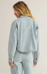 Z SUPPLY ALL DAY CROPPED DENIM JACKET