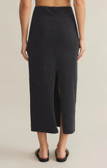 Z SUPPLY GAIL MIDI SKIRT IN BLACK