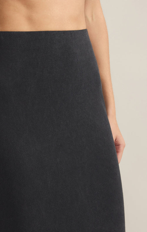 Z SUPPLY GAIL MIDI SKIRT IN BLACK
