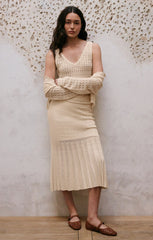 Z SUPPLY SORIA CROCHET MIDI SKIRT