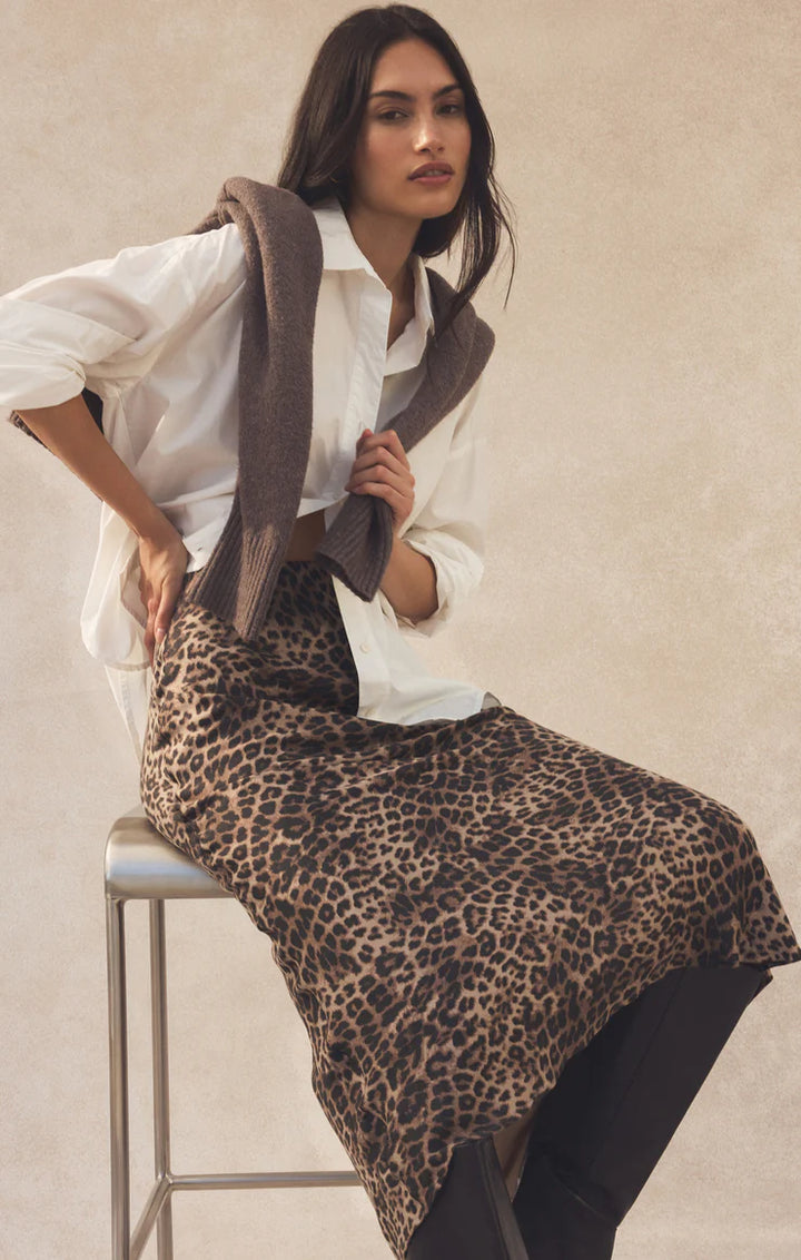 IZABEL LEOPARD SKIRT