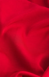 NORTHEPOINT SATIN MIDI SKIRT IN FESTIVE RED