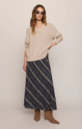 Crestview Plaid Maxi Skirt