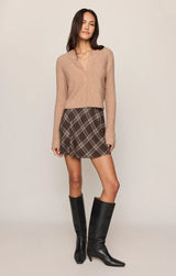 Bellissimo Plaid Mini Skirt