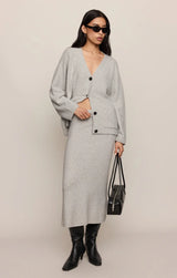 Cozy Moment Cardigan in Feather Grey