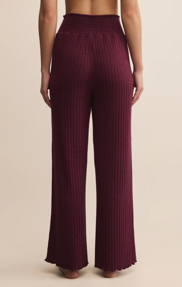 DAWN SMOCKED RIB PANT