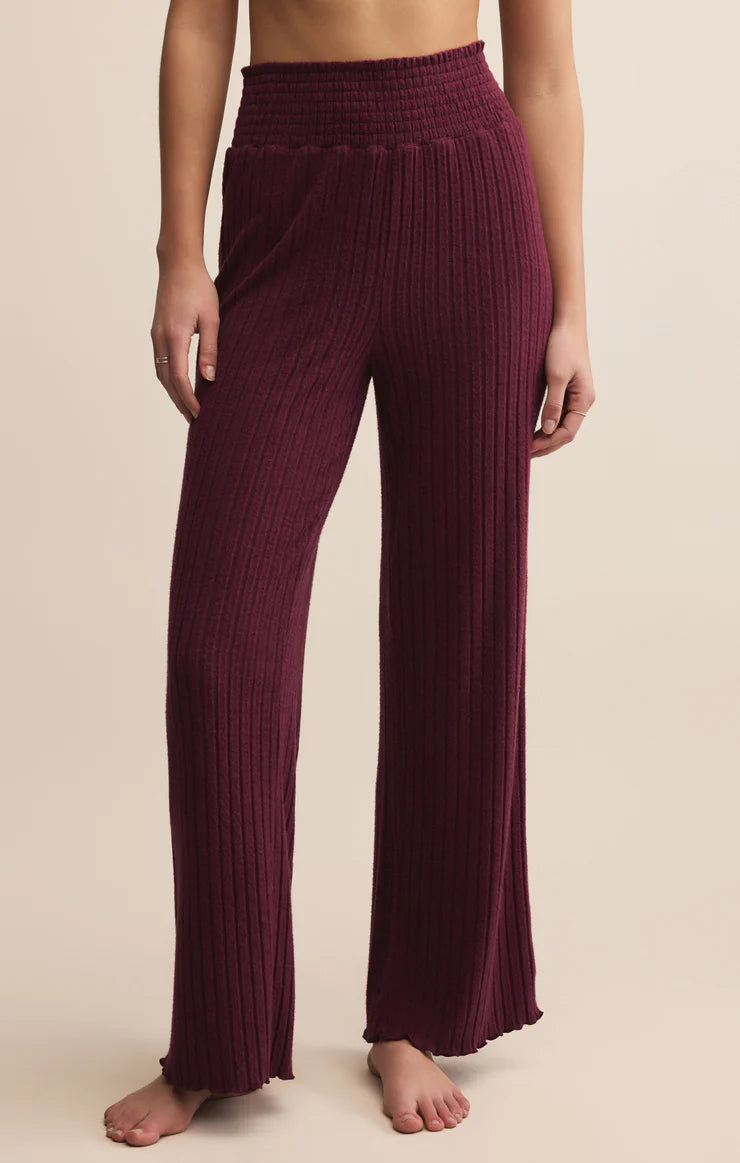 DAWN SMOCKED RIB PANT