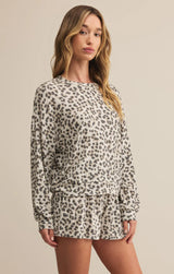 LUXE LEOPARD LONG SLEEVE TOP