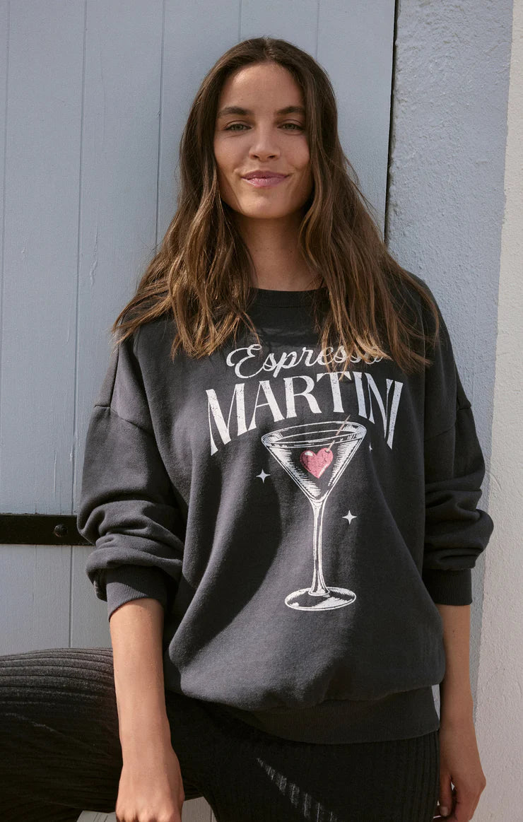 OVERSIZED ESPRESSO MARTINI SWEATSHIRT