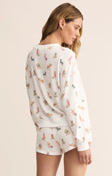 COZY UP PUP LONG SLEEVE TOP