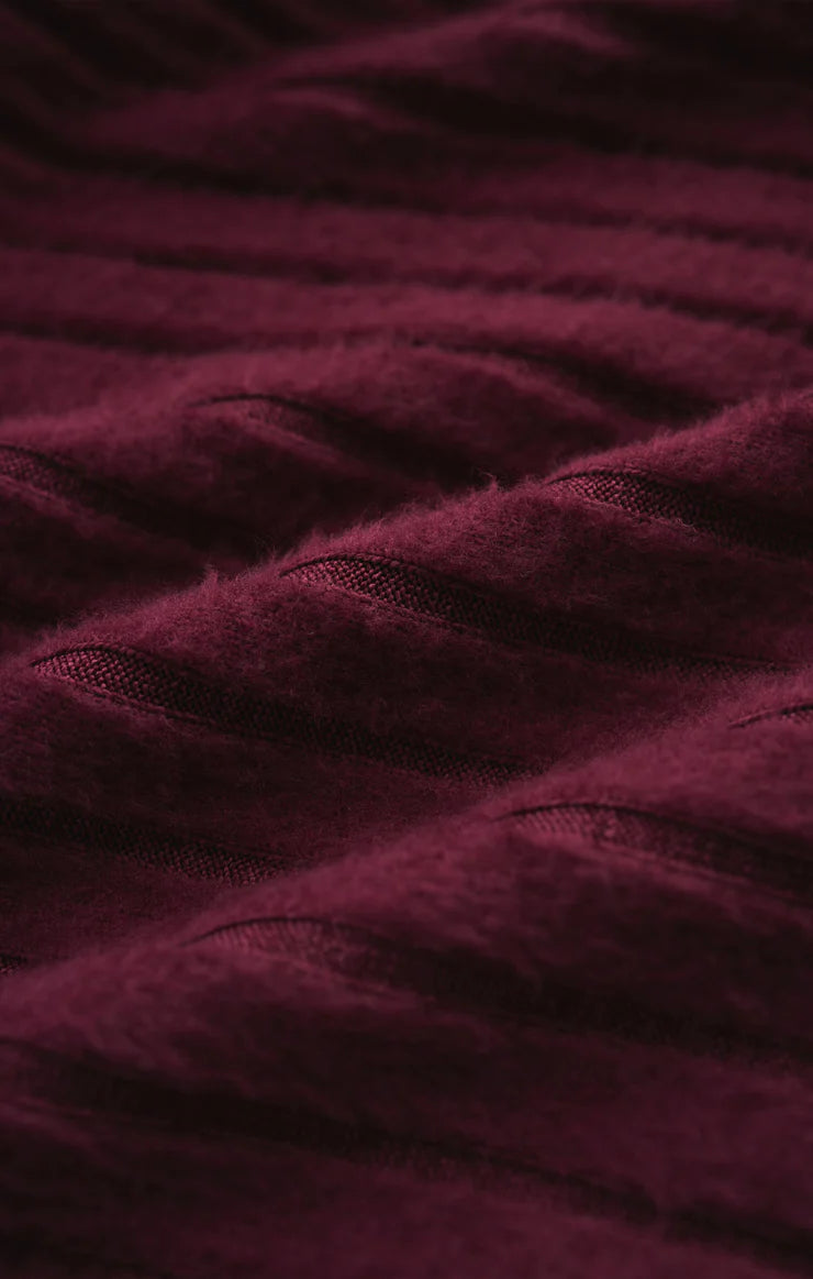 MARA SILKY RIB CARDIGAN